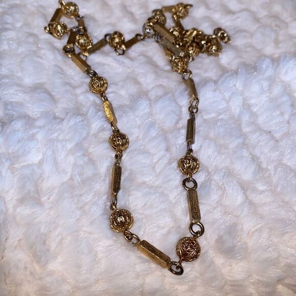 Bars Filagree Balls and A Ladybug Necklace - Picture 9 of 12